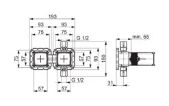 Hansa Matrix - Basisgarnituur Voor Afdekset Voor Douchekraan DN15 44000100 -Grohe Verkoop 08df4d6ce1fef681a21ba392