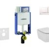 Geberit Kombifix - Set Voorwandinstallatie, Toilet En Zitting Ideal Standard Tesi, Sigma30 Bedieningsplaat, Wit/chroom 110.302.00.5 NF5 -Grohe Verkoop 10551ceb13ae91237010517d