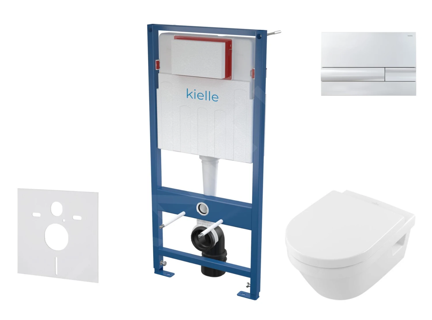 Kielle Genesis - Voorwand Montageset, Architectura Toilet En Softclose Toiletbril, Gemini I Bedieningspaneel, Glanzend Chroom SANI11AK1100 3 Kielle Genesis - Voorwand Montageset, Architectura Toilet En Softclose Toiletbril, Gemini I Bedieningspaneel, Glanzend Chroom SANI11AK1100