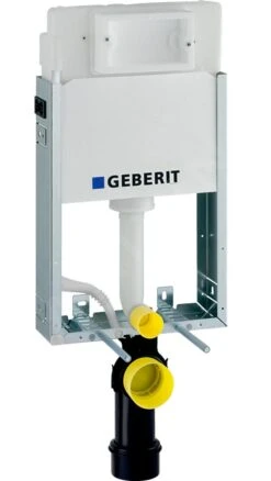 Geberit Kombifix - Set Voorwandinstallatie, Closet Alpha Met WC-zitting, Delta50 Bedieningsplaat, Glanzend Chroom 110.100.00.1 NR5 -Grohe Verkoop 12ac23a8b3e7f854d8a381ae