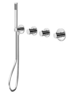 Paffoni Modular Box - Thermostatische Inbouwkraan, Voor 2 Uitgangen, Chroom MDE000CR