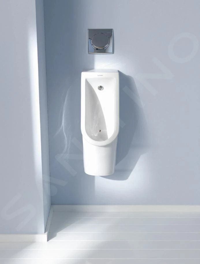 Duravit Starck 3 - Urinoir, Met Achterinlaat, Rimless, Met HygieneGlaze, Alpine Wit 0827252000 5 Duravit Starck 3 - Urinoir, Met Achterinlaat, Rimless, Met HygieneGlaze, Alpine Wit 0827252000 - Afbeelding 3