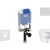 Ideal Standard ProSys - Toiletset- Inbouwreservoir, Closet, WC-zitting Bau Ceramic, Oleas M2 Bedieningsplaat, Rimless, Softclose, Wit ProSys80M SP133 -Grohe Verkoop 2891a06db10572b241ea3f01