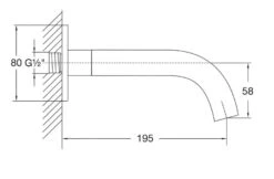 Steinberg 100 - Baduitloop, Mat Zwart 100 2310 S -Grohe Verkoop 2a376288a4ab9d9e69202a86
