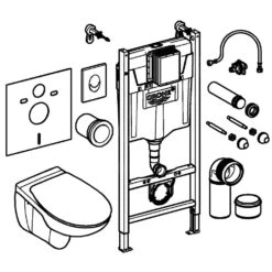 Grohe Solido - Toiletset Met Inbouwtoilet, Hangtoilet En Wc Bril Bau Ceramic, Softclose, Bedieningspaneel Skate Air, Chroom/wit 39888000 20 Grohe Solido - Toiletset Met Inbouwtoilet, Hangtoilet En Wc Bril Bau Ceramic, Softclose, Bedieningspaneel Skate Air, Chroom/wit 39888000 -Grohe Verkoop 346c00d575320ab3962a862c