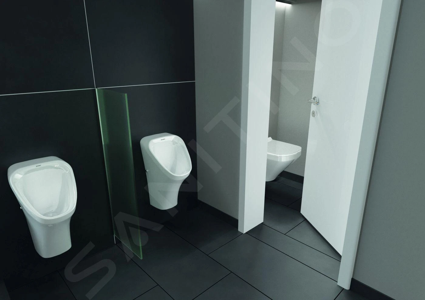 Duravit DuraStyle - Urinoir, Elektrische Bediening, Afval Achteraan, Wit 2804310000 5 Duravit DuraStyle - Urinoir, Elektrische Bediening, Afval Achteraan, Wit 2804310000 - Afbeelding 3