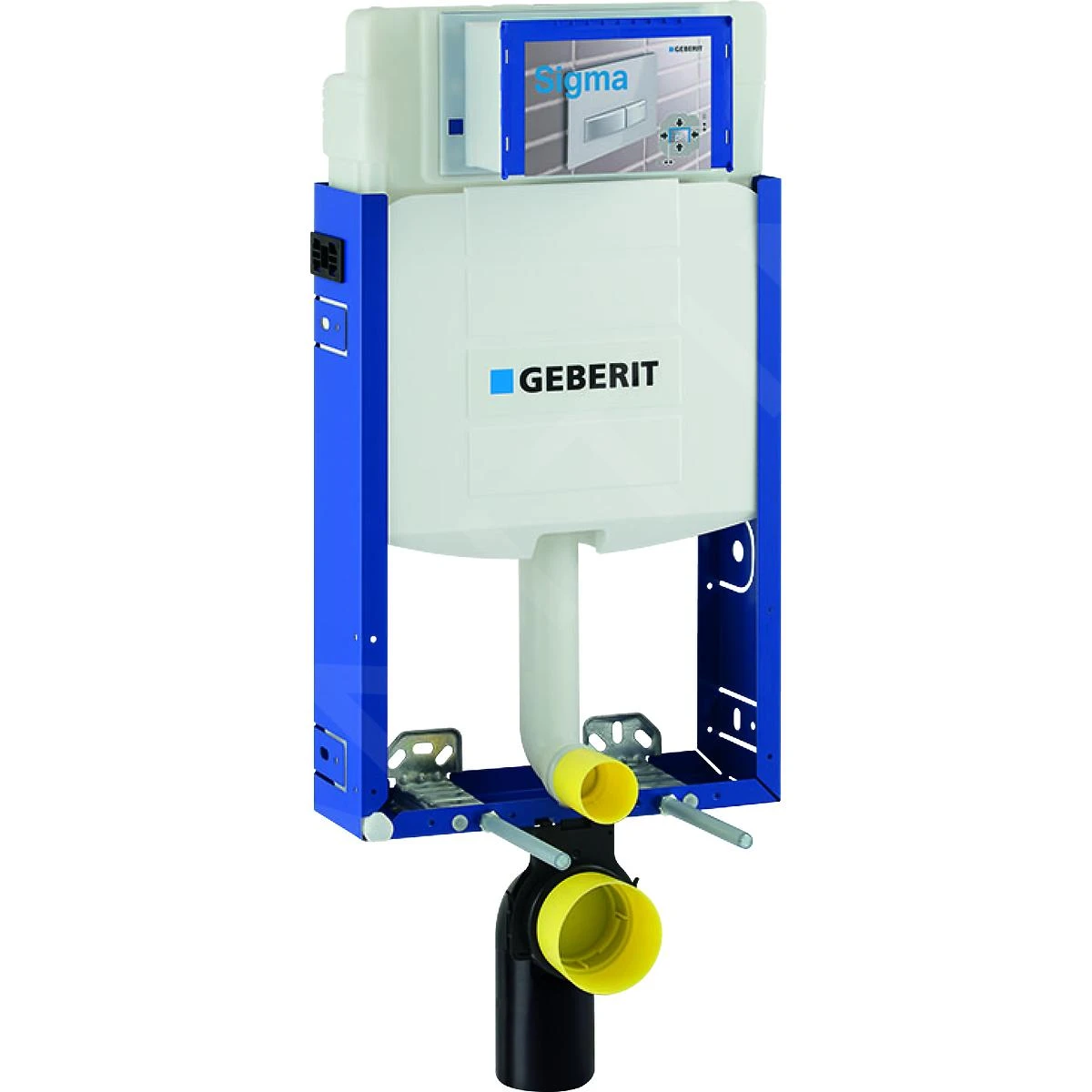 Geberit Kombifix - Inbouwreservoir Voor Hangend Toilet Met SIGMA30 Bedieningsknop, Glanzend Chroom/mat Chroom + Ideal Standard Tesi - Hangend Toilet En Wc-bril, Aquablade, SoftClose 110.302.00.5 NU6 9 Geberit Kombifix - Inbouwreservoir Voor Hangend Toilet Met SIGMA30 Bedieningsknop, Glanzend Chroom/mat Chroom + Ideal Standard Tesi - Hangend Toilet En Wc-bril, Aquablade, SoftClose 110.302.00.5 NU6 - Afbeelding 7
