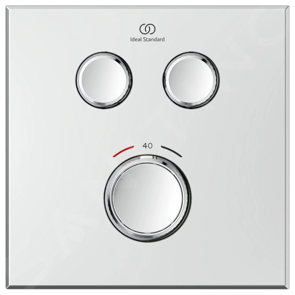 Ideal Standard CeraTherm Navigo - Inbouwthermostaat, Opbouwdeel, 2 Gebruikers, Chroom A7302AA 5 Ideal Standard CeraTherm Navigo - Inbouwthermostaat, Opbouwdeel, 2 Gebruikers, Chroom A7302AA - Afbeelding 3