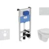 Ideal Standard ProSys - Toiletset- Inbouwreservoir, Closet, WC-zitting Eurovit, Oleas M1 Bedieningsplaat, Rimless, SoftClose, Wit ProSys120M SP52 -Grohe Verkoop 48ab928e15a0f61de0acfa3c