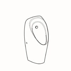 Geberit Urinoirs - Urinoir Tamina, Voor Inbouwstuursysteem, Wit 116.140.00.1 -Grohe Verkoop 48f12c995120c032f5ab09dd