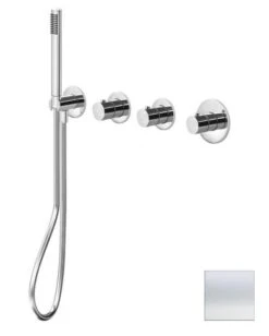 Paffoni Modular Box - Thermostatische Inbouwkraan, Voor 2 Uitgangen, Mat Wit MDE000BO