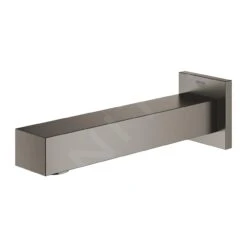 Grohe Eurocube - Baduitloop, Geborsteld Hard Graphite 13303AL0 -Grohe Verkoop 6679f07cf5f1f2b5a9678c0f