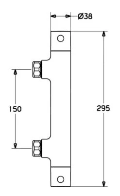 Hansa Unita - Thermostatische Douchekraan, Chroom 58130001 -Grohe Verkoop 74827f65810553dc58056a9a