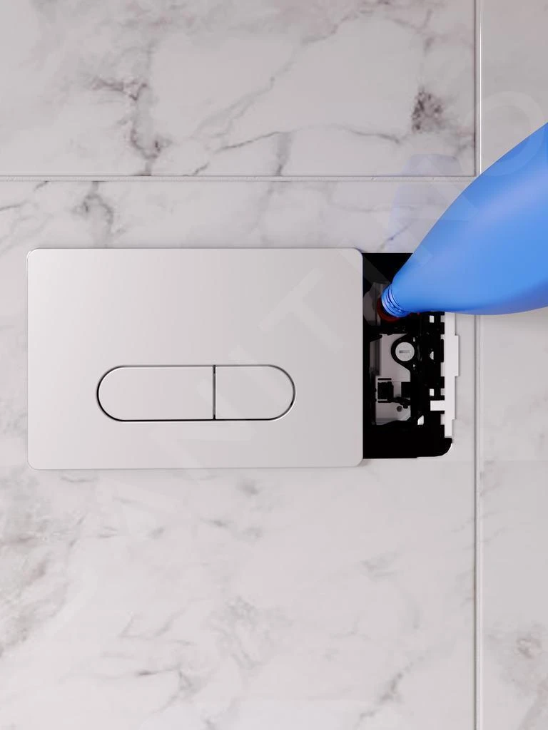 Ideal Standard ProSys - Toiletset - Inbouwreservoir, Closet Alpha Met WC-zitting, Oleas M2 Bedieningsplaat, SoftClose, Mat Chroom ProSys80M SP110 10 Ideal Standard ProSys - Toiletset - Inbouwreservoir, Closet Alpha Met WC-zitting, Oleas M2 Bedieningsplaat, SoftClose, Mat Chroom ProSys80M SP110 - Afbeelding 8