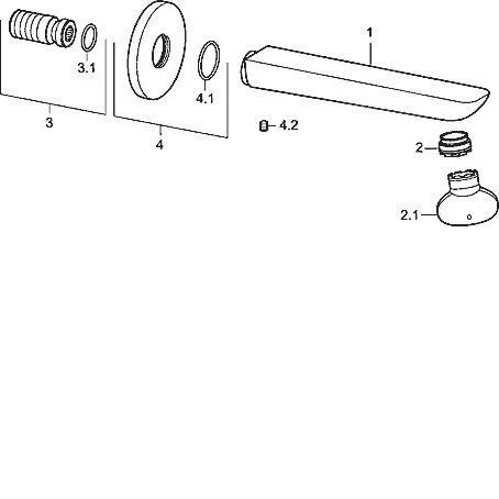 Hansa Ligna - Baduitloop, Chroom 06822102 6 Hansa Ligna - Baduitloop, Chroom 06822102 - Afbeelding 4