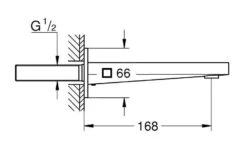 Grohe Plus - Baduitloop, Chroom 13404003 -Grohe Verkoop 972a8e5e5d6ef69f052b4974