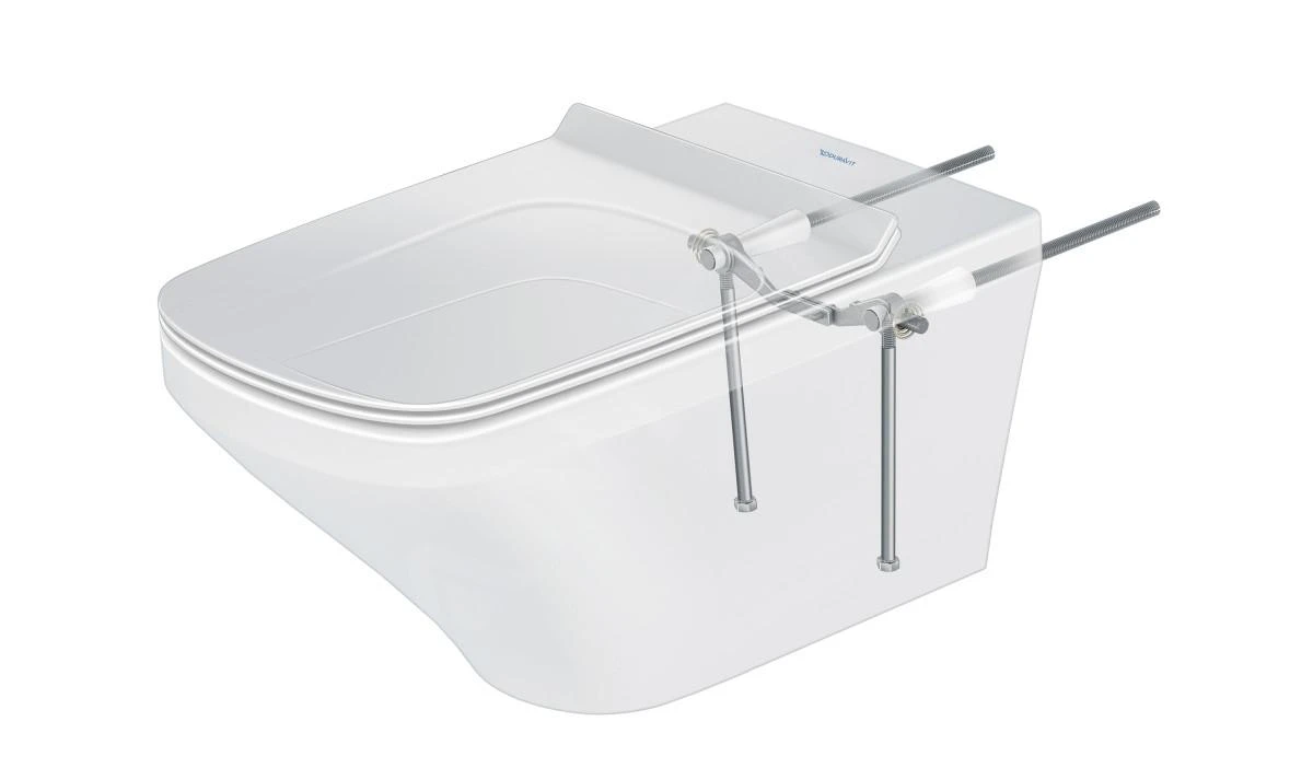 Geberit Duofix - Toiletset Met Sigma30 Bedieningsplaat, Wit/glanzend Chroom + Duravit ME By Starck Hangend Toilet En Wc Bril, Rimless, SoftClose 111.300.00.5 NM5 11 Geberit Duofix - Toiletset Met Sigma30 Bedieningsplaat, Wit/glanzend Chroom + Duravit ME By Starck Hangend Toilet En Wc Bril, Rimless, SoftClose 111.300.00.5 NM5 - Afbeelding 9
