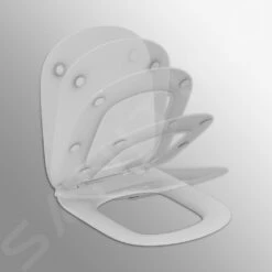 Ideal Standard ProSys - Toiletset- Inbouwreservoir, Closet, WC-zitting Eurovit, Oleas M2 Bedieningsplaat, Rimless, SoftClose, Mat Chroom ProSys120M SP50 -Grohe Verkoop PHOTO 241