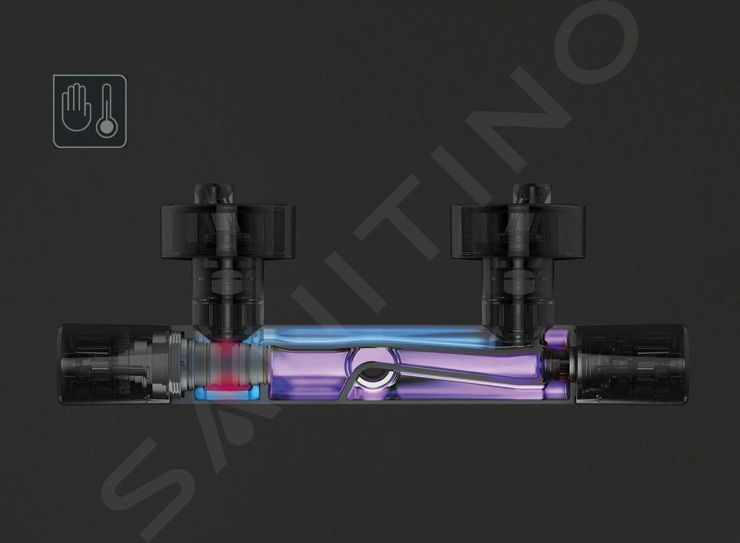 Ideal Standard CeraTherm - T25 Thermostatische Douchekraan, Chroom A7201AA 9 Ideal Standard CeraTherm - T25 Thermostatische Douchekraan, Chroom A7201AA - Afbeelding 7
