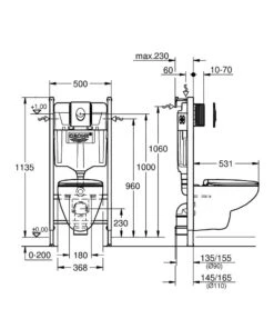 Grohe Solido - Toiletset Met Inbouwtoilet, Hangtoilet En Wc Bril Bau Ceramic, Softclose, Bedieningspaneel Skate Air, Chroom/wit 39888000 19 Grohe Solido - Toiletset Met Inbouwtoilet, Hangtoilet En Wc Bril Bau Ceramic, Softclose, Bedieningspaneel Skate Air, Chroom/wit 39888000 -Grohe Verkoop ae4673114a9333366f073ba5