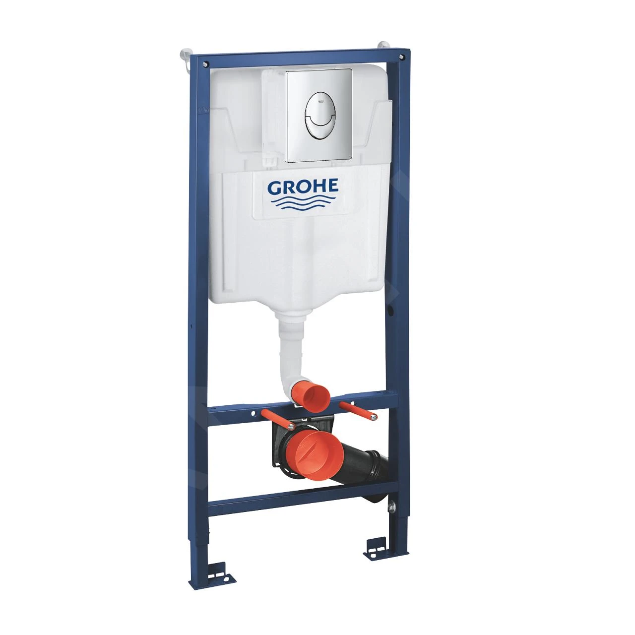 Grohe Solido - Toiletset Met Inbouwtoilet, Hangtoilet Serel En Wc Bril Softclose, Bedieningspaneel Start, Chroom/wit 39583000 6 Grohe Solido - Toiletset Met Inbouwtoilet, Hangtoilet Serel En Wc Bril Softclose, Bedieningspaneel Start, Chroom/wit 39583000 - Afbeelding 4