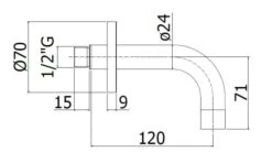 Paffoni Light - Baduitloop, Mat Zwart ZBOC140NO -Grohe Verkoop bbd3b589ef823ddc0e7cae72 1