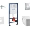 Grohe Rapid SL - Complete Toiletset Douche WC + Tece Wc Zitting, Skate Cosmo Bedieningsplaat, Rimless, SoftClose, Chroom 38528SET-KT -Grohe Verkoop c247f322717c979e322be89f