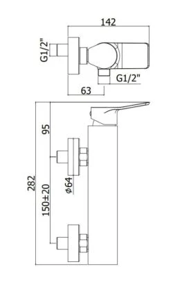 Paffoni Tilt - Douchekraan, Rvs TI168ST -Grohe Verkoop c9c940b7241b47392eecde42