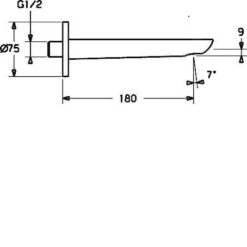 Hansa Ligna - Baduitloop, Chroom 06822102 7 Hansa Ligna - Baduitloop, Chroom 06822102 -Grohe Verkoop cbebed9f572e4316b9e97bbf