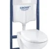 Grohe Solido - Toiletset Met Hangend Toilet + Softclose Wc Bril, Rimless, Skate Air Drukknop, Alpine Wit 39398000 1 Grohe Solido - Toiletset Met Hangend Toilet + Softclose Wc Bril, Rimless, Skate Air Drukknop, Alpine Wit 39398000 -Grohe Verkoop cd82041648da5a06be39a9b1