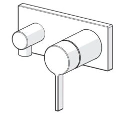 Hansa Loft - Afdekset Voor Douchekraan, Chroom 57639583 -Grohe Verkoop d973ec6915b9783b5eda5101