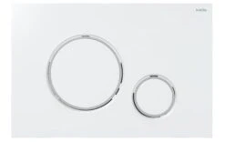 Kielle Genesis - Voorwand Montageset, Subway Toilet En Softclose Toiletbril, CeramicPlus, Gemini II Bedieningspaneel, Glanzend Wit/chroom SANI11AK3105 -Grohe Verkoop df92afe5f09142d276a66ced