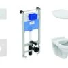 Ideal Standard ProSys - Toiletset - Inbouwreservoir, Closet Alpha Met WC-zitting, Oleas M2 Bedieningsplaat, Mat Chroom ProSys120M SP32 -Grohe Verkoop e1e52a38cc71d91d647b7af3