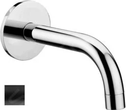 Paffoni Light - Baduitloop, Mat Zwart ZBOC141NO