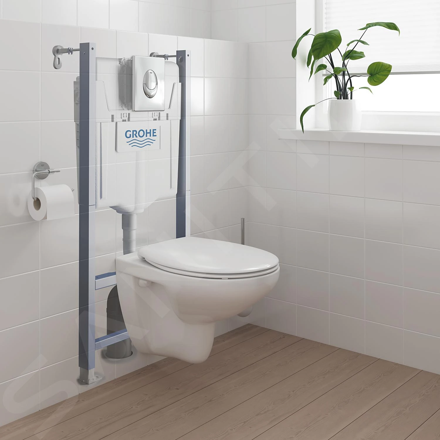 Grohe Solido - Toiletset Met Inbouwtoilet, Hangtoilet En Wc Bril Bau Ceramic, Softclose, Bedieningspaneel Skate Air, Chroom/wit 39888000 12 Grohe Solido - Toiletset Met Inbouwtoilet, Hangtoilet En Wc Bril Bau Ceramic, Softclose, Bedieningspaneel Skate Air, Chroom/wit 39888000 - Afbeelding 10